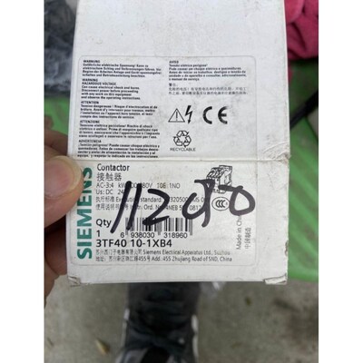 接触器3TF4010-1XB4线圈24V的20A