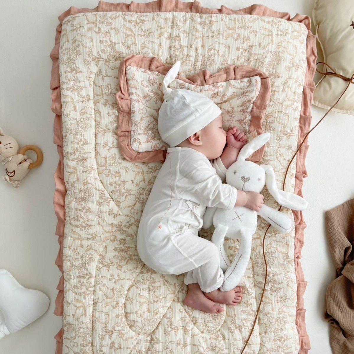 婴儿床褥新生儿褥子夏季小褥春秋冬棉可水洗幼儿园午睡厚垫褥