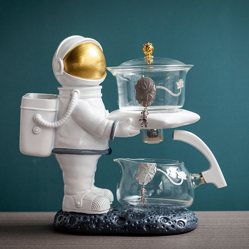 新款太空人自动泡茶器懒人玻璃功