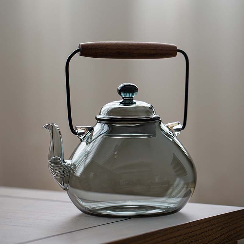 玻璃新款日式提梁烧水壶可茶壶