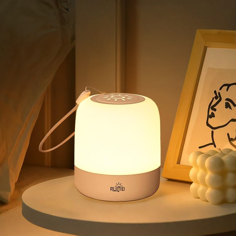 遥控小夜灯充电式台灯卧室床头灯触摸婴儿喂奶护眼夜间睡眠灯夜晚