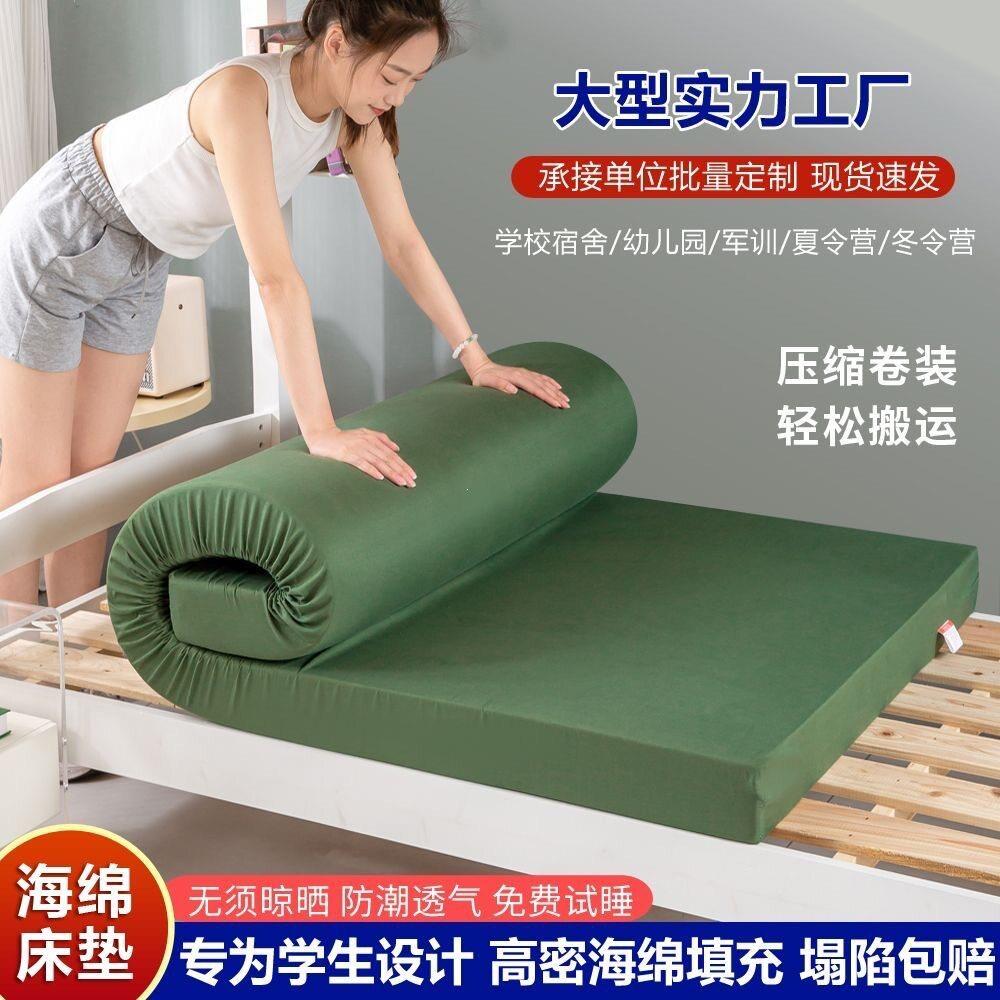 海绵床垫加厚密度软垫炕飘窗榻榻米垫子家用双人学生宿舍床垫
