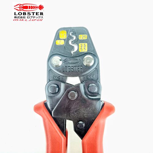 日本LOBSTER虾牌AK-15A棘轮式MA2压线钳22A裸端子AK-1MA冷压接钳