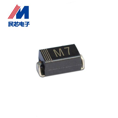 1N4007 丝印M7 SMA大芯片 M7二极管 1A 贴片整流二极管 MXMOS茂诠