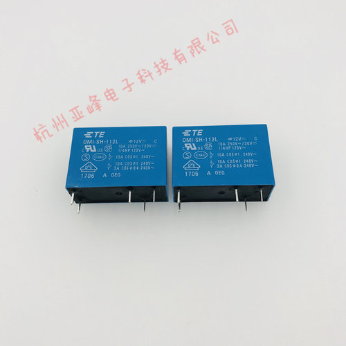 OMI-SH-112L全新原装TYCO泰科继电器5脚一组转换10A G2R-1-12VDC
