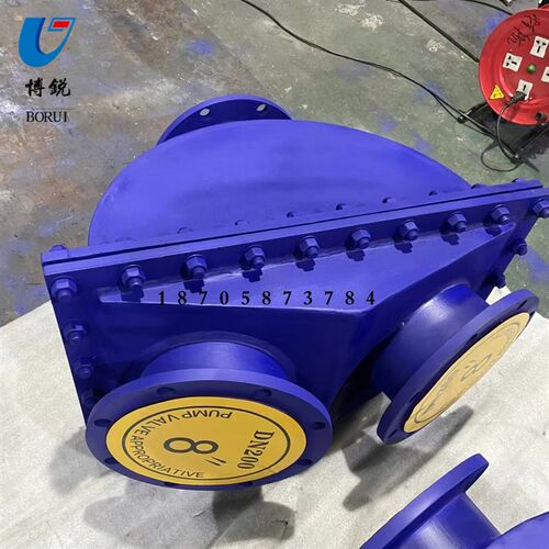 三通换向阀手动H49TC-10不锈钢内衬耐磨陶瓷转向分流阀切换逆止阀