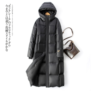 2025新款冬季真皮羽绒服女中长款绵羊皮韩版宽松大码海宁皮衣外套