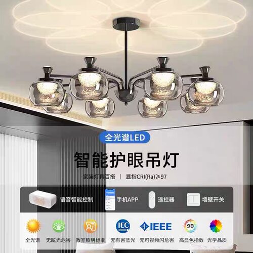 意式极简客厅吊灯大厅主灯20