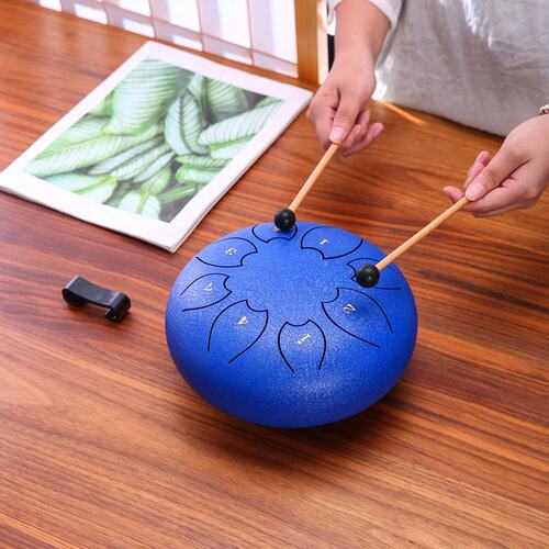 空灵鼓6寸8音全音阶空明鼓钢舌鼓无忧鼓礼品礼物儿童初学打击乐器