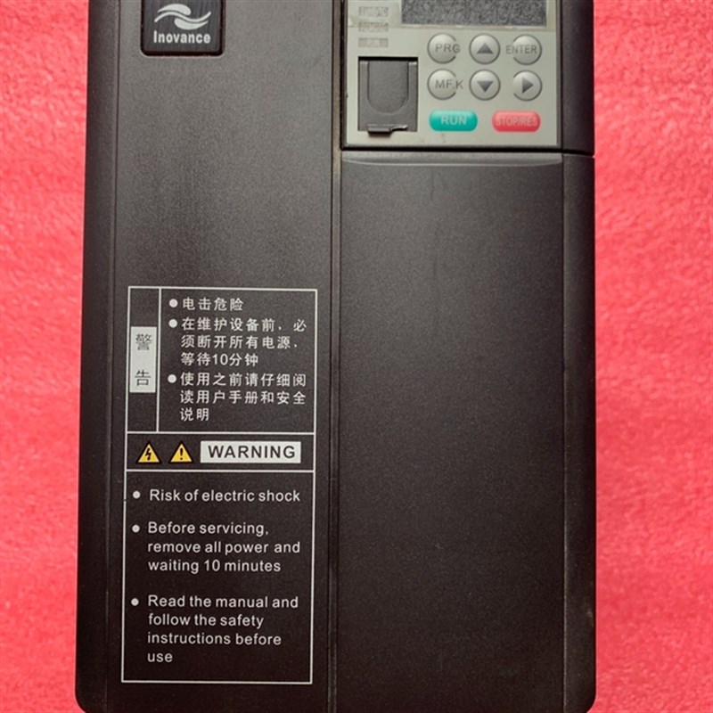 汇川变频器MD310T5.5B-N功能包好有一处破损