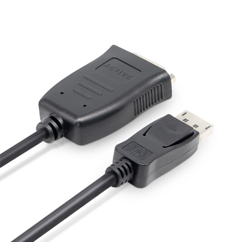 工厂 DP转DVI转接线 主动式多屏拼接4K30HZ高清大屏转换器