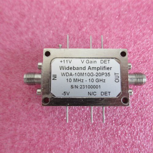 10MHz-10GHz 35dB 20dBm 0-20dB可调 射频 VGC 增益控制放大器