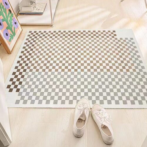 源头工厂棋盘格入户垫地垫门垫洗手间防滑轻奢高端现代简约耐脏