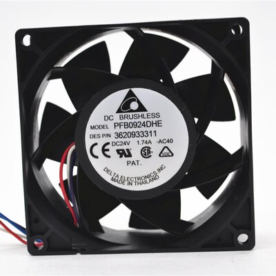 全新喏尼PFB0924DHE9cm903824V1.74A大风量暴力散热风扇