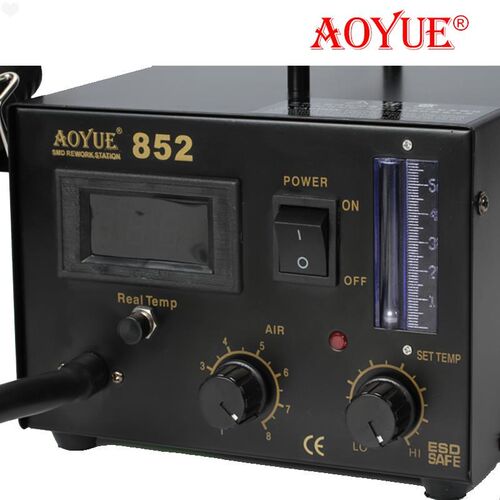 AOYUE傲月852拆焊台 温度数显热风枪 拔焊台数码电子维修工具x新