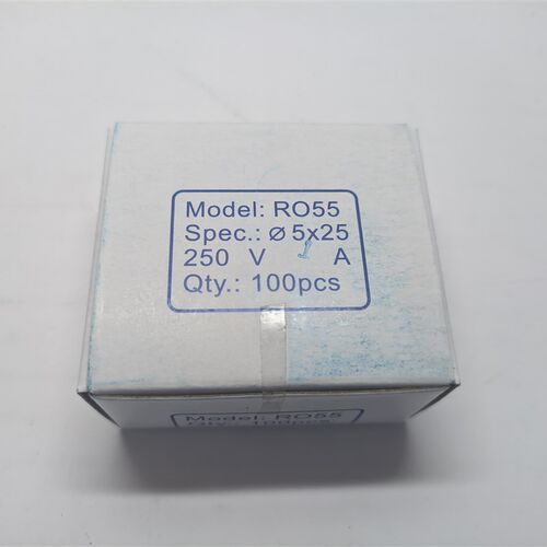 R055陶瓷保险丝管5*25mm熔断器1A2A3A4A5A6A8A10A15A20A25A 100只