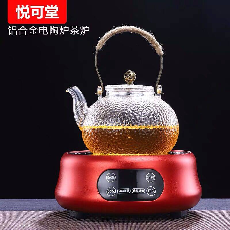 悦可堂带抽水煮茶炉电陶炉家用全自动上水迷你型玻璃壶套装泡茶炉