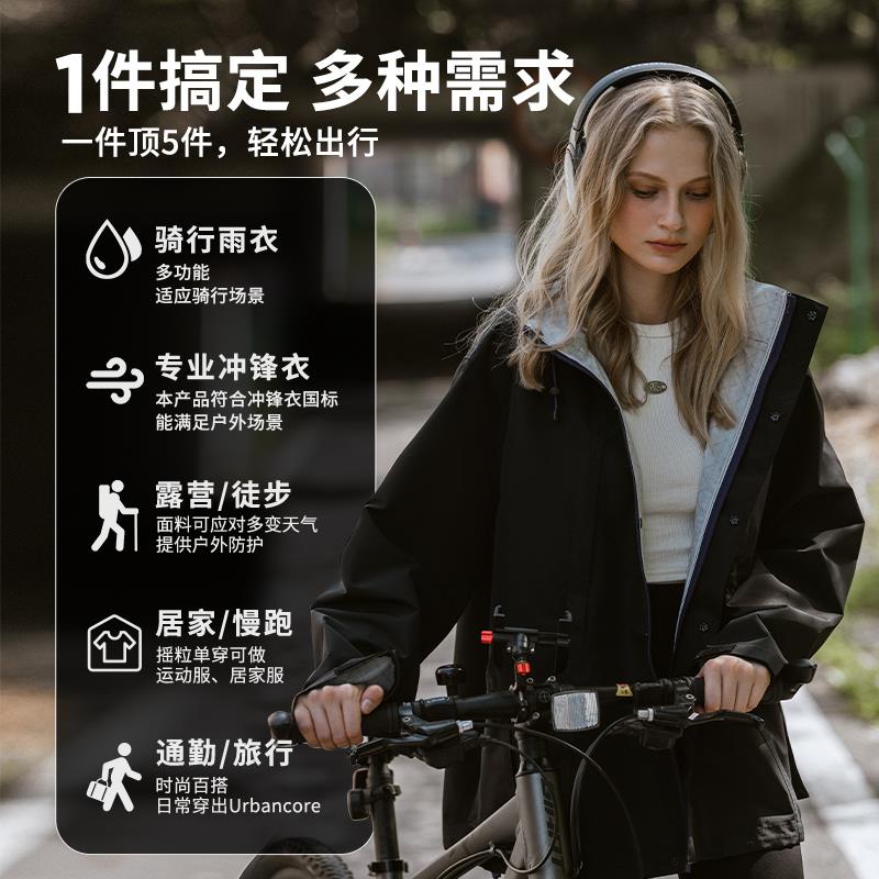 雨衣电动车女成人分体式雨衣套装暴雨级摩托车雨衣自行车骑行专用