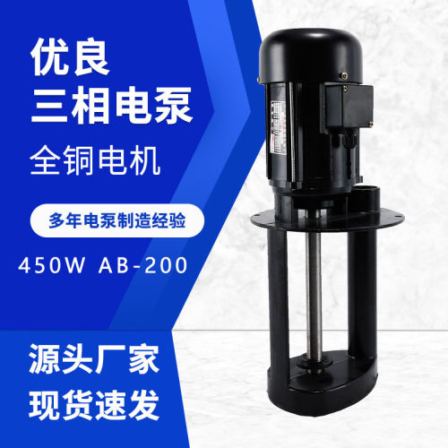 飞佳油泵厂家批发水泵AB-200 450WAB-100三相380V机床冷却循环泵