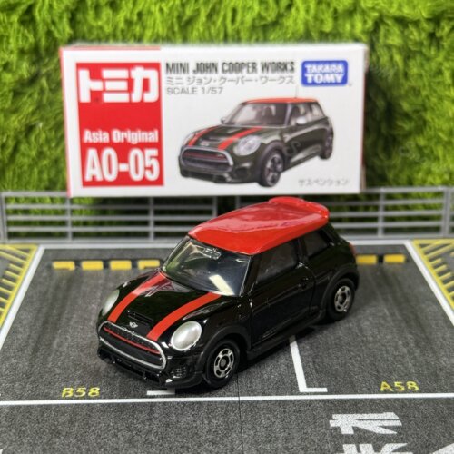 多美卡Tomica Tomy合金玩具车 AO-05宝马mini cooper迷你库柏摆件