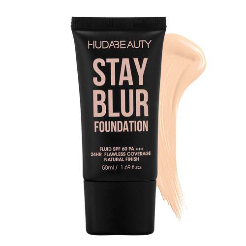 HUDABEAUTY黑软管粉底液STAY BLUR FOUNDATION防晒遮瑕液
