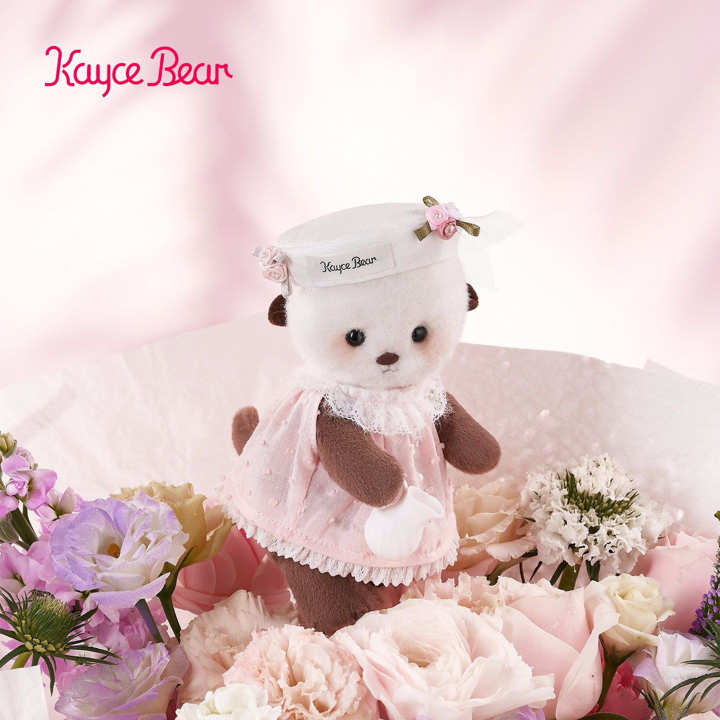 KayceBear凯西和熊小人国海獭玩偶关节毛绒娃娃安抚公仔生日礼物