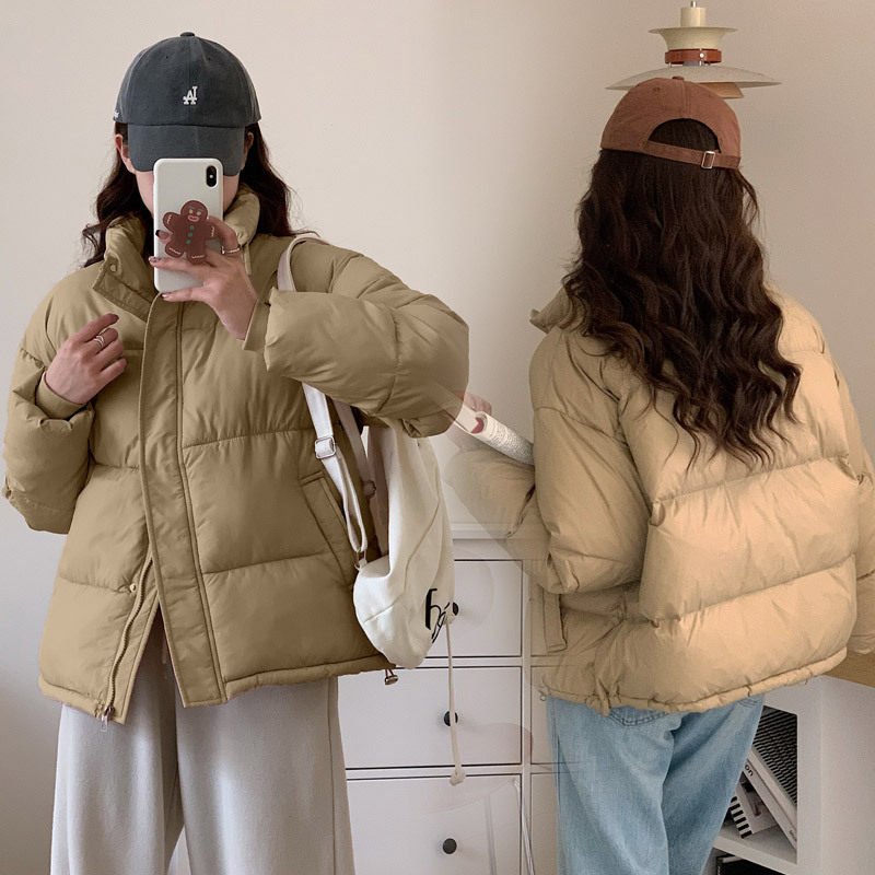 经典简约羽绒棉服女2024