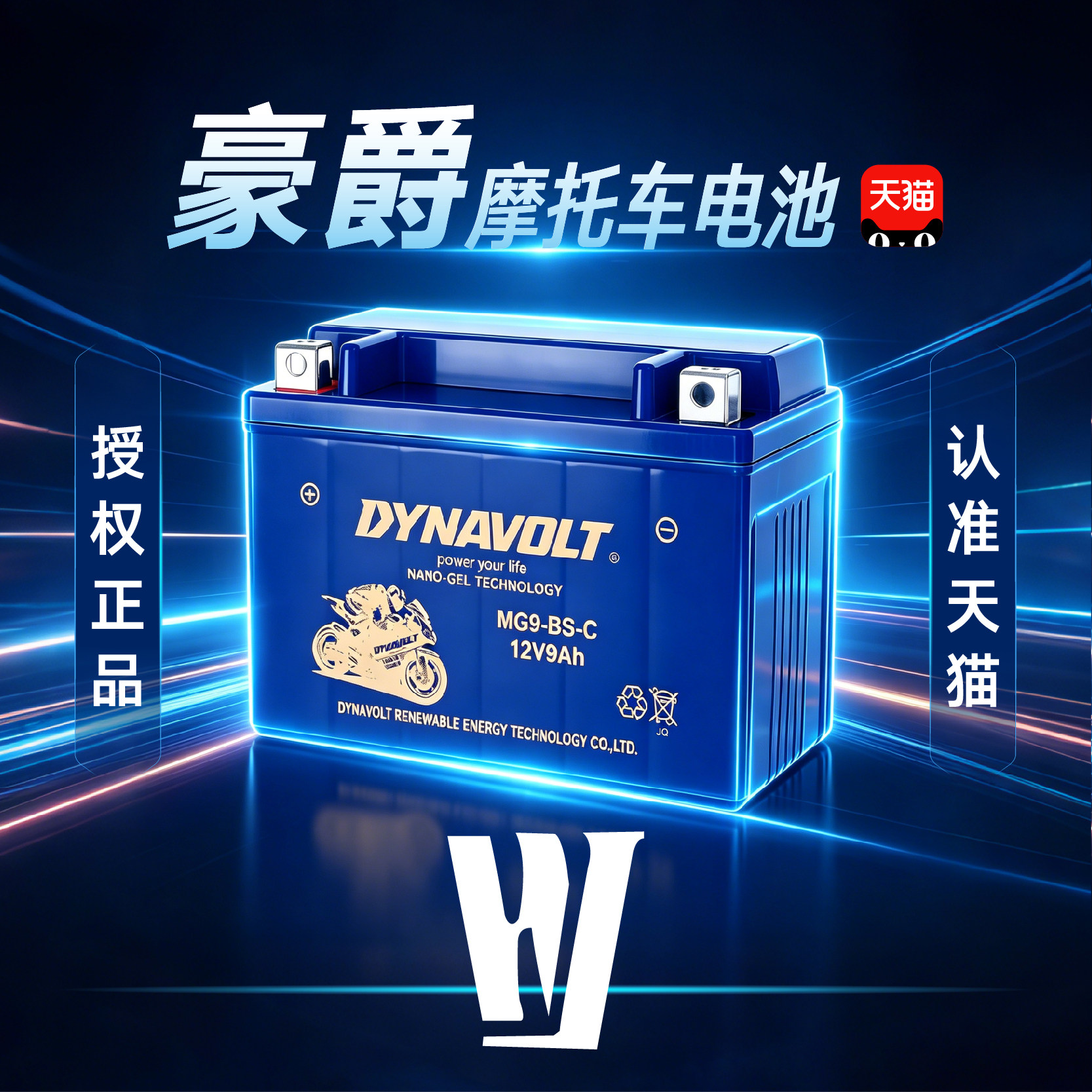豪爵AFR125/UCR125/UHR150/UFR150/TR300摩托车电瓶12V猛狮原厂图片