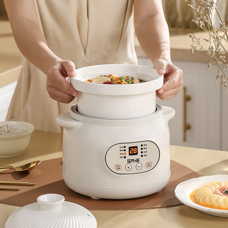陶瓷电炖锅熬粥专用锅煮粥神器家用多功能全自动煲汤辅食锅养生锅