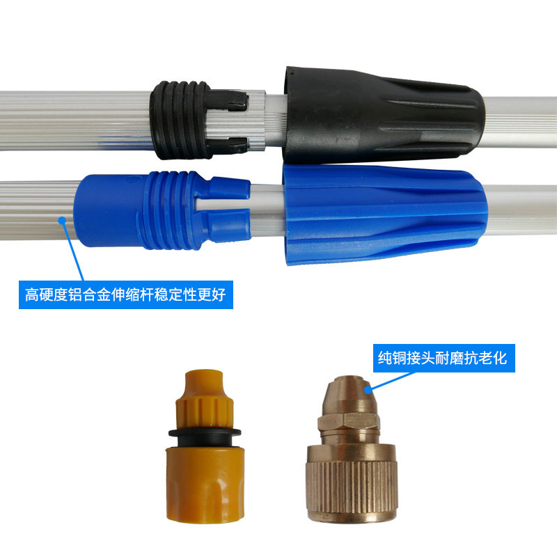 24v双泵大巴客车长杆毛刷喷雾洗车机12v车载高压便携货车洗车神器