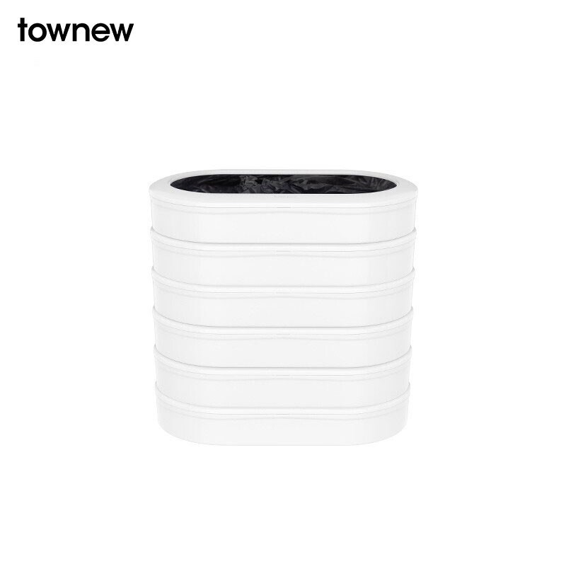 拓牛T3垃圾桶专用6盒垃圾袋垃圾盒家用加厚一次性自动打包垃圾袋