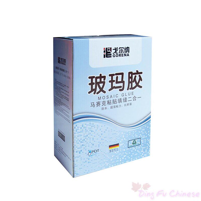 瓷砖马赛克专用胶泳池防霉白色防水防滑贴砖填缝二合一环保瓷砖胶