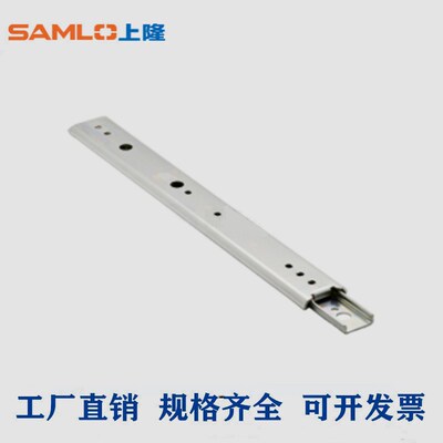 抽屉滑轨DRK-305 356 406 457 508 559 610 660 711不锈钢三段式