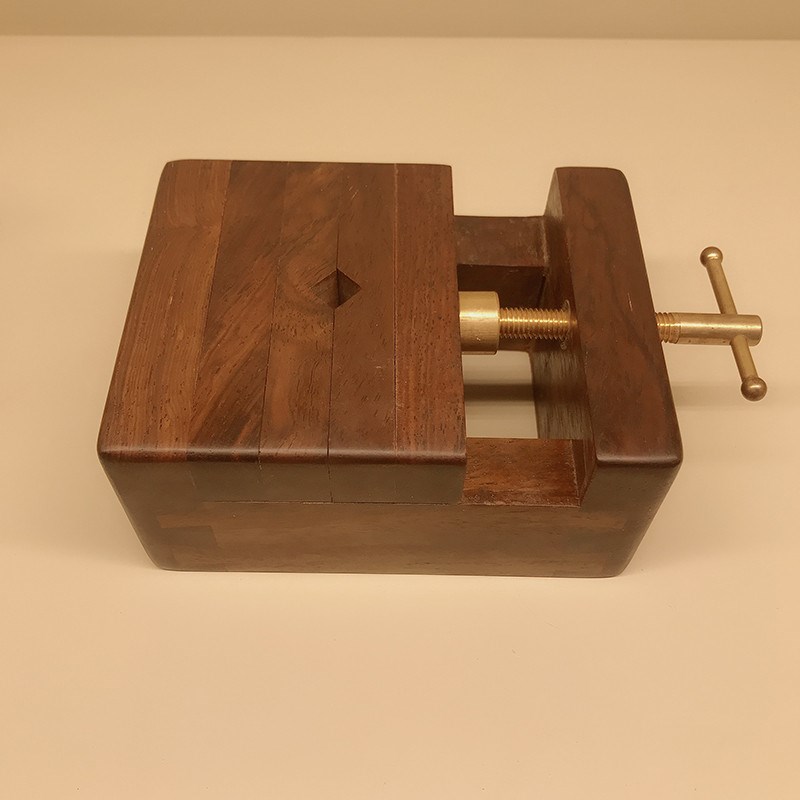 大号黑檀木印床/篆刻床/红木印床/雕刻工具/篆刻工具黑檀木铜印床图片