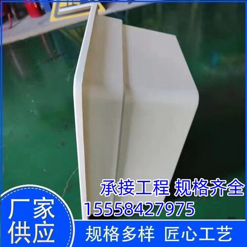 简约玻璃钢花箱 白色种植箱市政绿化落地式花槽 天桥玻璃钢花盆