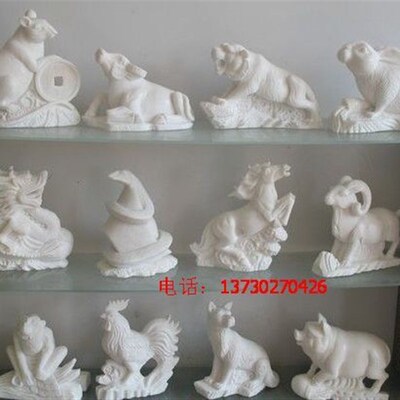 石雕十二生肖  生肖雕刻  生肖工艺品 景观雕塑 工艺品十二生肖