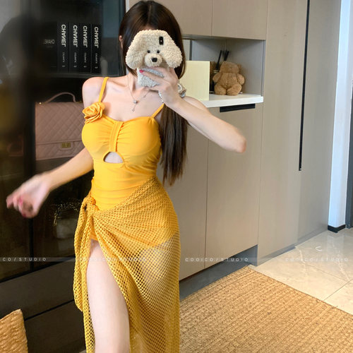 碧海2025新款高级感连体泳衣