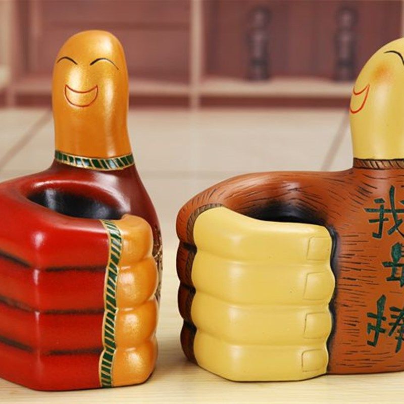 个性笔筒学生男孩桌面摆件创意实用生日礼物励志儿童书房装饰用品