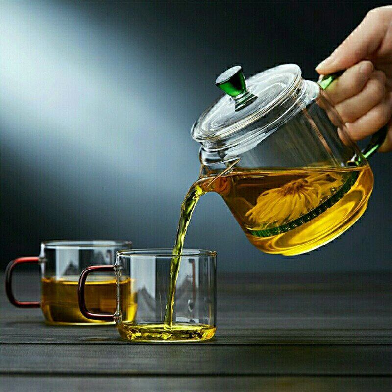名旋神奇茶壶加厚高硼硅玻璃泡茶壶电陶炉加热功夫茶具围炉煮茶壶