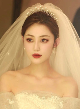 头纱新娘主婚饰高级结婚