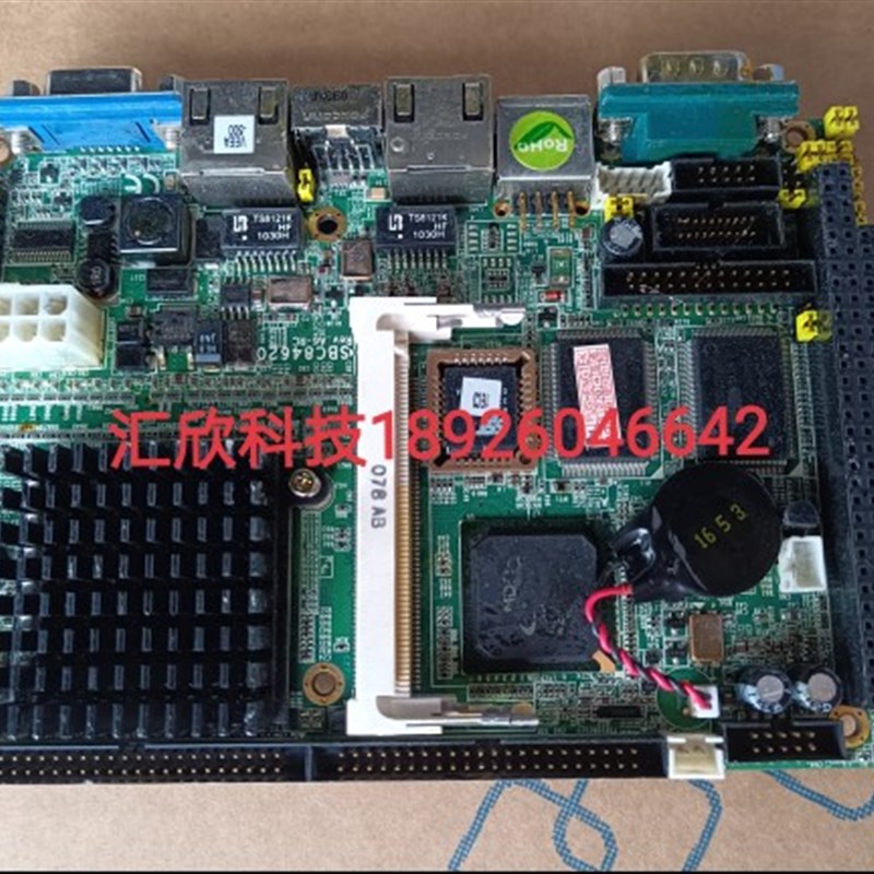 艾讯 SBC84620主板 REV.A6-RC 嵌入式3.5寸 双网卡 工控主板 现货