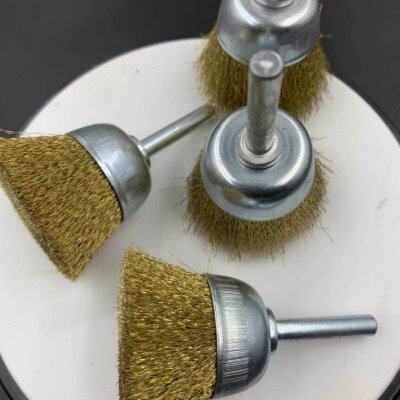 加密铜丝刷 电钻刷 钢丝刷 抛光刷 铜刷 金属毛刺刷 打磨铜件刷