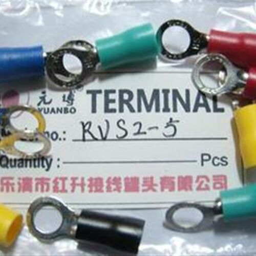 【厂家直销】圆形预绝缘端头RV25冷压接线端子1000祇/包