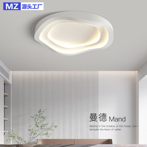 北欧极简卧室灯创意个性房间led现代简约设计师主卧书房吸顶灯具