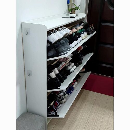 实木鞋柜超薄门口进门靠墙收纳大容量实木窄边鞋架玄关门简约批发