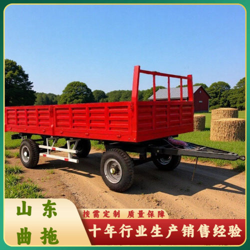 拖车斗多吨位推车拖车拉货牵引搬运车3吨多功能自卸箱板拖车