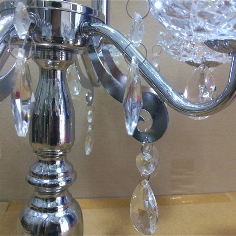 欧式水晶装饰台灯 蜡烛台灯 客厅灯具灯饰 创意婚庆路引摆件