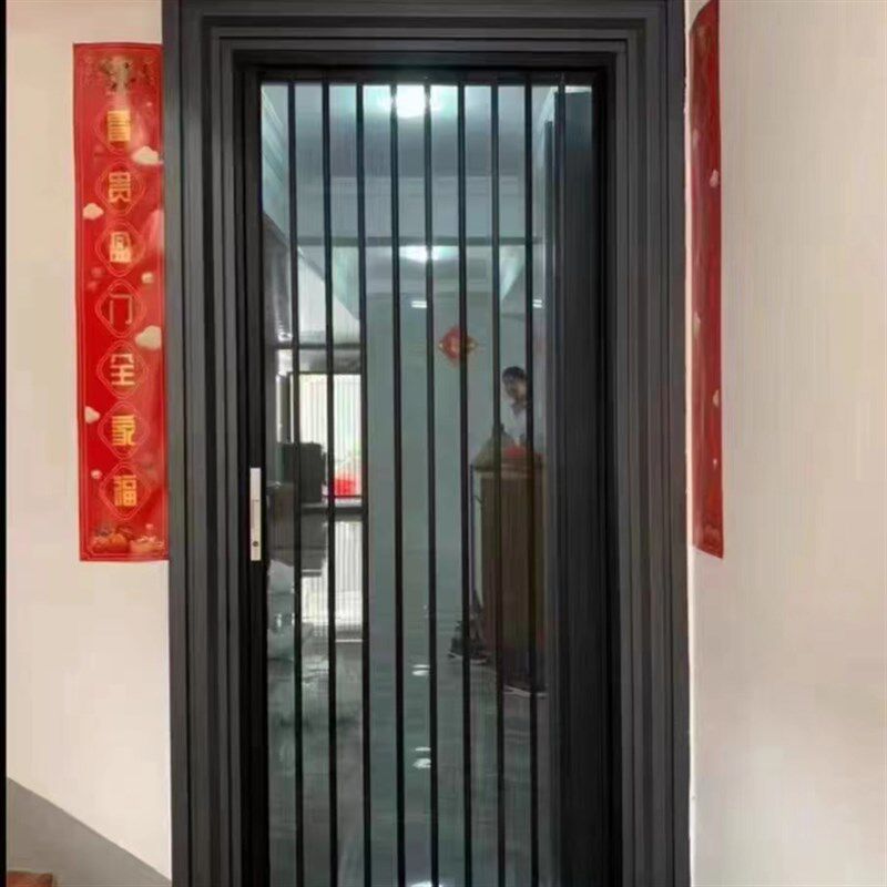 杭州金刚网折叠纱门纱窗可锁防蚊防盗免费上门测量安装