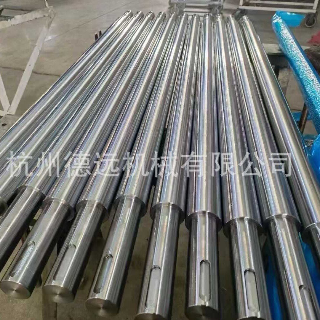光轴加工定 制导轨镀铬棒内外螺纹倒角订定-做台阶线切割铣键电机