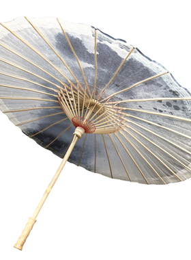 雨涧春行图道具伞油纸伞女防雨防晒实用传统手工古风汉服伞走秀伞